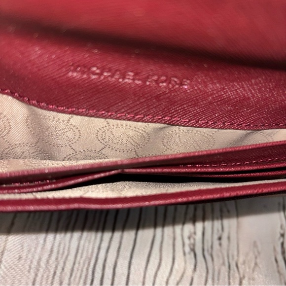 Michael Kors Merlot Snap Front Jetset Wallet - Picture 8 of 8